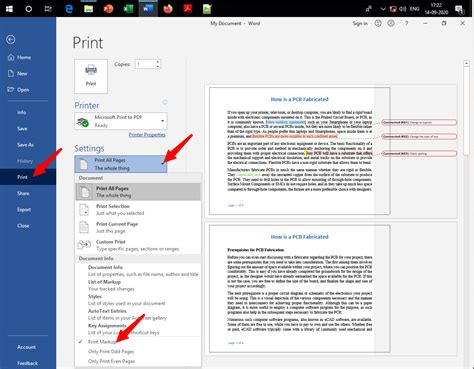 How to Print Word Doc Without Comments: A Guide for Busy Minds