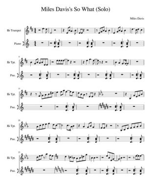 So What Trumpet Sheet Music: A Symphony of Chaos and Order