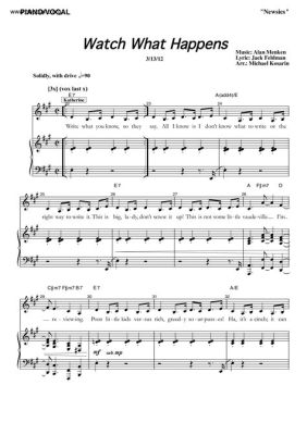 .watch what happens newsies sheet music Have you ever wondered how the plot twists in Newsies might have been different if they had their own sheet music?