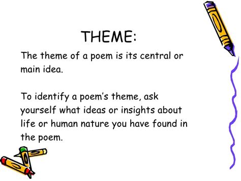 what is a theme in poetry